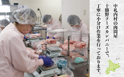 ＜1〜2か月待ち＞肉屋のプロ厳選!北海道産豚肉スライス＋豚小間計4.5kg [A1-50B]