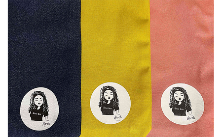 StudioAr-ch×kirei×namioto×e-monコラボ入園入学グッズ5点セット（全3色）[ バッグ シューズバッグ 巾着 ] ｲｴﾛｰ