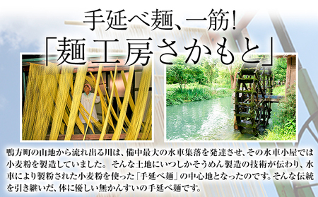 手延べちゃんぽん 45g×4束×9袋 18食 麺工房さかもと《30日以内に発送予定(土日祝除く)》岡山県 浅口市 送料無料
