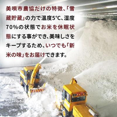 ふるさと納税 美唄市 【令和7年産】特A厳選米　雪蔵工房ななつぼし 5kg |  | 01