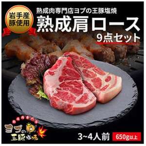 熟成肩ロース 9点セット【配送不可地域：離島】【1473518】
