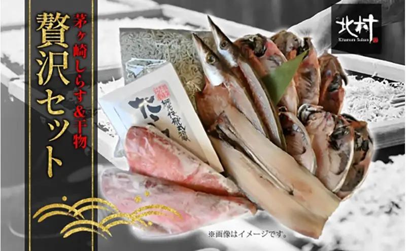茅ヶ崎 しらす 干物 贅沢 セット しらす 600g たたみしらす 7枚入 1箱 かます 2枚 あじ 3枚 銀サケ 4枚 太刀魚 1枚 赤魚 粕漬 2枚 網元 新鮮 船 海 海鮮 漁 冷凍 北村水産 焼く ご飯 酒 つまみ 神奈川県 茅ケ崎市