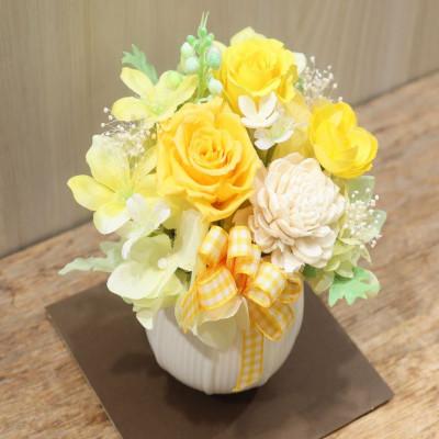 ふるさと納税 ふじみ野市 花のんオリジナル　プリザーブドフラワー(イエロー・オレンジ系) |  | 01
