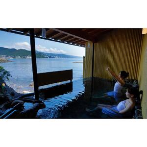 【平日月曜日～木曜日限定】肉厚あわびの踊り焼き付き源泉かけ流し温泉【熱海温泉 湯の宿 平鶴（ひらつる）ペア1泊2食付き】