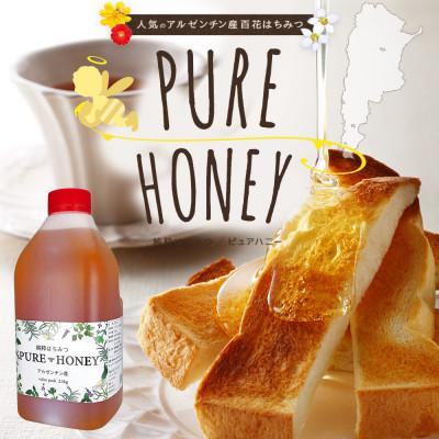 ふるさと納税 高森町 かの蜂 アルゼンチン産 ピュアハニー(AR2.5kg×1本)百花蜂蜜(高森町)