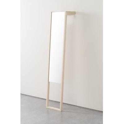 ふるさと納税 東川町 センの木の家具 Tatekake Mirror【0001-048】