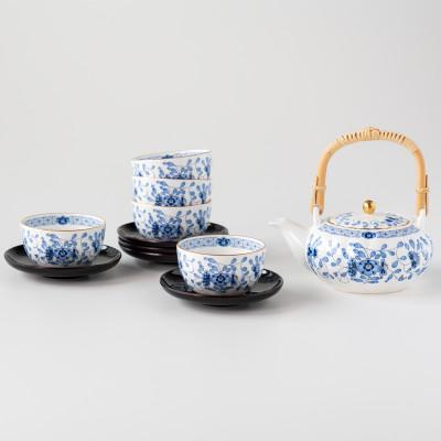 ふるさと納税 志摩市 【ミラノ】茶器揃い(茶托付)