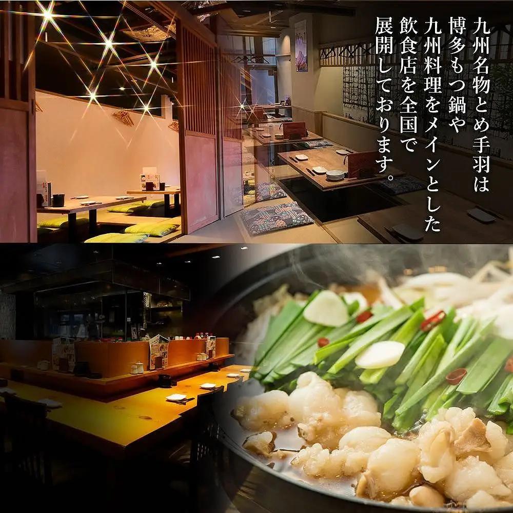 九州名物とめ手羽 博多もつ鍋セット 九州しょうゆ味 2～3人前