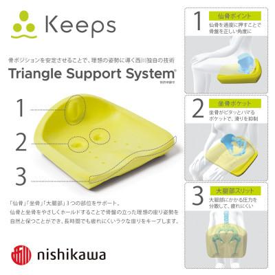 ふるさと納税 近江八幡市 【nishikawa/西川】Keeps(キープス)クッション/ブラック |  | 02
