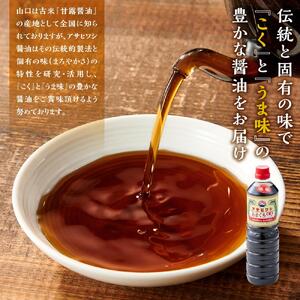 アサヒワシのあまくちしょうゆと調味料詰め合わせ