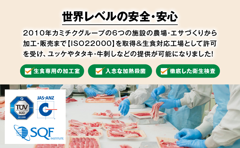 大容量！自社ブランド牛【上村牛】ユッケ14人前　K002-043_14