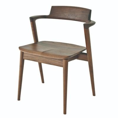 ふるさと納税 高山市 【飛騨の家具】　飛騨産業　セオトセミアームチェア(ウォルナット) CG022