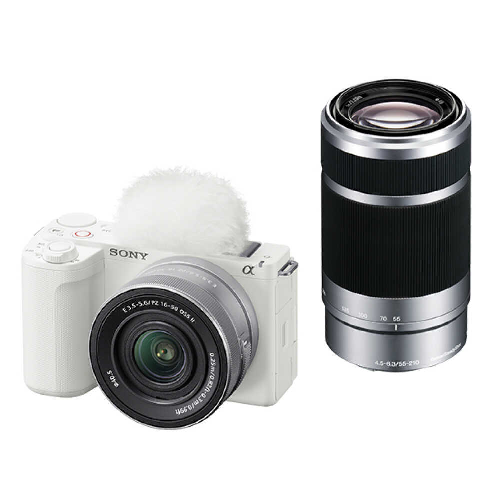 【ふるさと納税】ソニー VLOGCAM ZV-E10II ダブルズームレンズキット ZV-E10M2X【ホワイト】 / sony zv-e10　vlogcam カメラ zv-e10m2x 白 熊本県 菊陽町[BHBZ030]