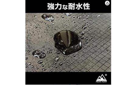 PEAKHUNT サコッシュ（マチ付） 撥水 防水 超軽量 メンズ レディース 登山 トラベル ハイキング 旅行 黒 ピークハント