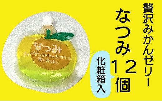 
【さわやか甘夏みかんゼリー「なつみ」6個入り×2箱】化粧箱入り
