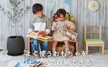 BAOBAB LAND 絵本ラック キッズチェア 収納棚 おもちゃ収納 お片付けラック K-319【28_3-001】