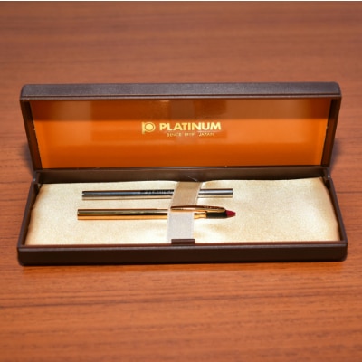 プラチナ万年筆　ミニサイズシャープペン　ゴールド【1245027】