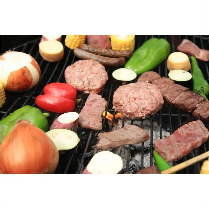 【BBQ セット】焼肉・牛肉バーグ・牛肉ソーセージ・牛串(2~3人前)キャンプ BBQ アウトドア