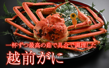 【先行予約】[到着日指定可]【訳あり】蟹好きが唸る老舗カニ料理店の越前茹ズワイ蟹 小（500g～700g）＜年内発送＞ [G-085041] / カニ かに かにボイル かにみそ 越前ガニ ズワイガニ