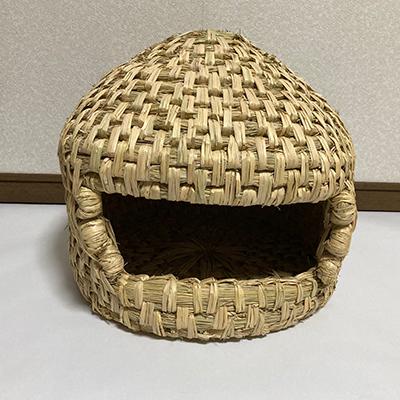 ふるさと納税 甲賀市 信楽産 稲わら製 【猫ちぐらA】