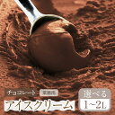 【ふるさと納税】 【期間限定】チョコレート アイスクリーム 選べる 1～2L 業務用 のため 訳あり 訳アリ 大容量 北海道産 純生クリーム 牛乳 国産 岐阜県 本巣市 卵 無添加 甘い スイーツ デザート たっぷり コーヒー メロン いちご フロート 季節 [mt185] 8000円 16000円