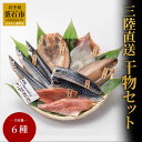 【ふるさと納税】 三陸直送 干物セット6種 干物 さんま 真ほっけ ほっけ 柳かれい かれい いか さば 赤魚 魚 魚介 海鮮 新鮮 高級 詰め合わせ お取り寄せ セット ギフト 岩手 釜石 永野商店 岩手県釜石市 産地直送 三陸直送 手作り