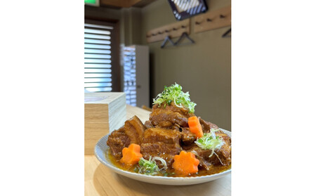 豚の角煮亭 ぶた路 角煮2種盛定食　利用券2枚