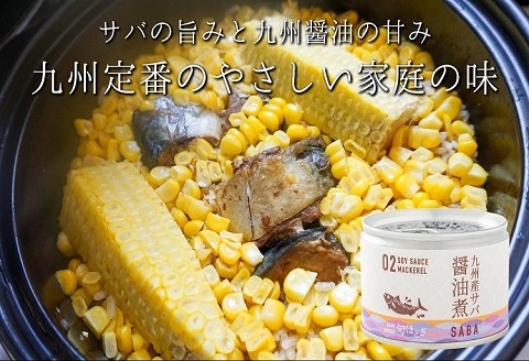 缶詰工場直送　伝統のさば缶「旬ほとぎ」醤油煮24缶【C3-013】
