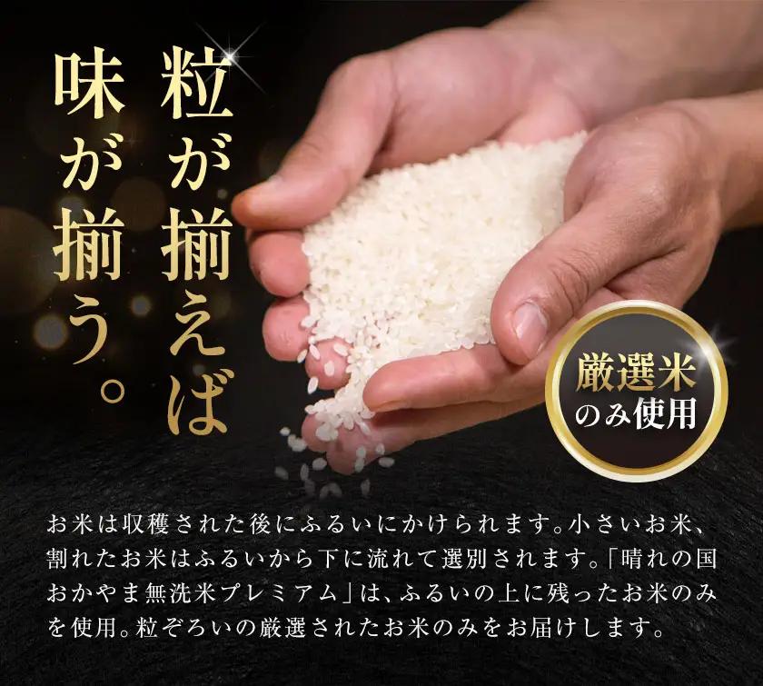 無洗米 米 5kg 12ヶ月定期便 晴れの国おかやま無洗米 プレミアム 米
