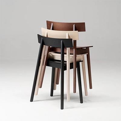 ふるさと納税 旭川市 【旭川家具】ハーフチェア(引出無タイプ) オークNA 持ち運びしやすい椅子_00064 |  | 02