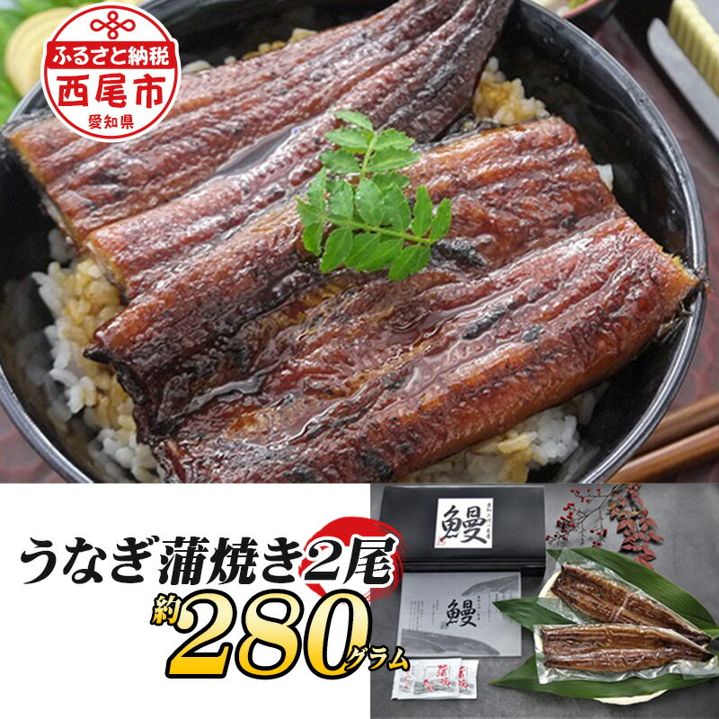 【ふるさと納税】T052-17 一色産うなぎ蒲焼2尾【冷凍便】 国産 無頭 三河産 日本産 愛知県産 鰻 タレ付き たれセット さんしょう 三河一色産 西尾市産 MB