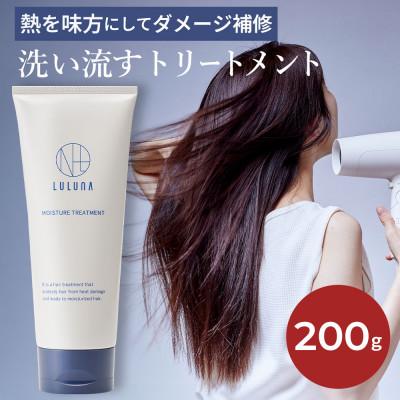ふるさと納税 入間市 【ドライヤーの熱で毛先までダメージ補修】モイスチャートリートメント[LULUNA]ルルーナ
