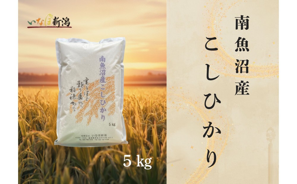 
                  【令和8年産米新米予約】南魚沼産コシヒカリ 白米 5kg【2026年9月下旬より1ヶ月以内に順次発送予定】
                