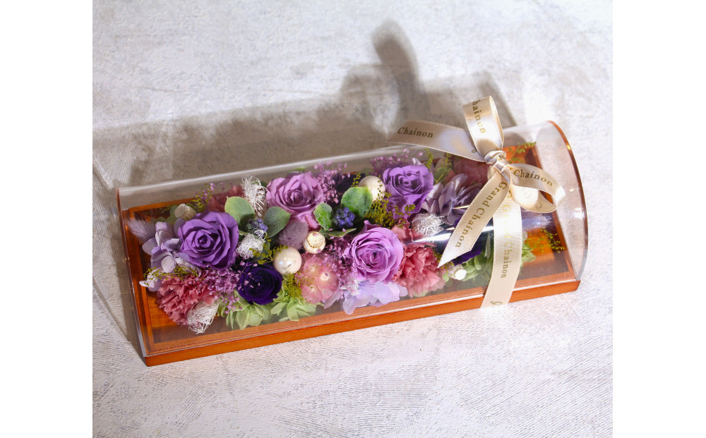 ドルチェ フラワーアレンジメント【紫】 322032_GC001VC03