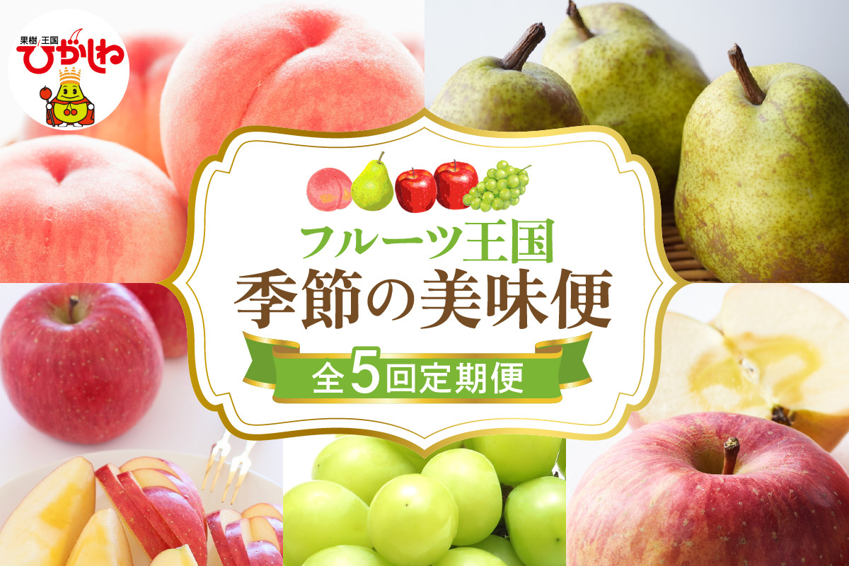 
            【2025年産 季節の5回定期便】2025年 フルーツ王国 季節の美味便 千笑花夢提供 山形県 東根市 hi082-030-1
          