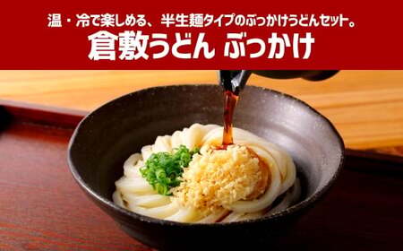 【6ヶ月定期便】『倉敷うどん ぶっかけ』ファミリーセット(半生) 12人前×6回 うどん 麺類 麺 半生 半生麺 ぶっかけうどん タレ つゆ 岡山県 倉敷市
