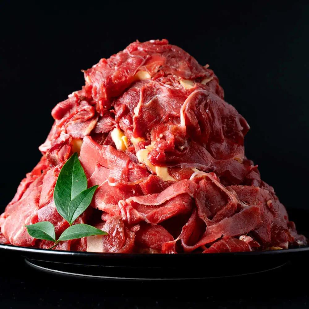 【全3回定期便】 馬肉 小間スライス 計3kg 1回あたり1kg（500g×2パック） /馬肉 小間切れ しぐれ煮 味噌煮 野菜炒め 冷凍[AYBV034]