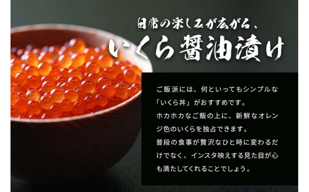 いくら 醤油漬け 1kg (100g×10P) 北海道 秋鮭卵 冷凍 尾張まるはち