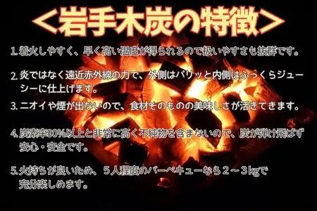 岩手切炭6kg×2個 GI登録商品 生産量日本一 高品質 高火力 なら堅一級 アウトドア キャンプ BBQ バーベキュー