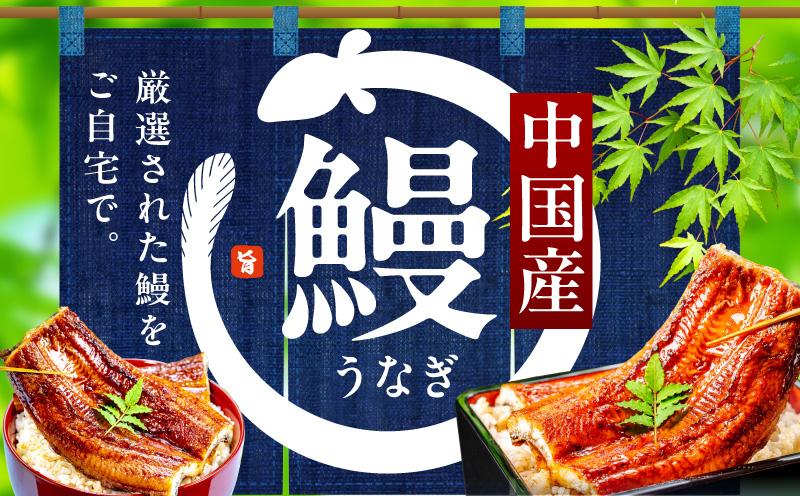 うなぎ蒲焼 合計800g【約160g×5尾 特製タレ付 鰻 ウナギ 中国産 レンジ 温めるだけ 簡単調理 ふわふわ 炭火焼き 備長炭 手焼き 大阪 泉佐野 大阪府 泉佐野市】