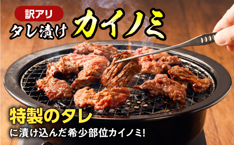 【7営業日以内に発送】【訳アリ】タレ漬けカイノミ 600g　K008-008_05