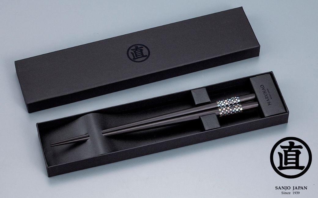 
                  [テレビで紹介されました] 特別限定品 八角箸 インドマグロ 235mm 逸品 黒檀 箸 三条市 燕三条製 はし 日本製 ハシ  [マルナオ]【350S003】
                