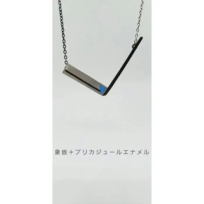 【加賀象嵌】ネックレス「ライン」