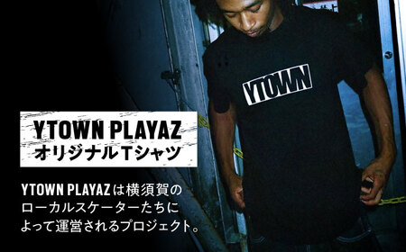 【Sサイズ】YTOWN BOX LOGO TEE BLACK【YTOWN】[AKIK001-1]
