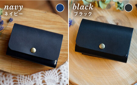 三つ折り mini ウォレット 糸島市 / BLESS 革製品 財布 [AAA027]革小物 レザー 本革 牛革 レザークラフト レザー製品 ハンドメイドレザー