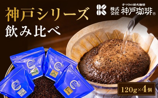 
                  神戸珈琲物語 人気ブレンド飲み比べセット（神戸の街をイメージしたブレンド豆）
                