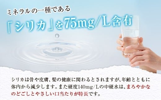 シリカ 天然水 霧島のおいしい水 2L 6本 中硬水 ミネラルウォーター シリカ水 ケイ素 常温保存 備蓄 防災 宮崎県 【単発】2L×6本（1箱）