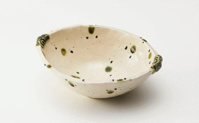 陸前高田の陶芸工房【季仙窯】耳付楕円鉢 東北 岩手県 陸前高田市 RT638