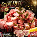 【ふるさと納税】【訳あり】最高級品質の和牛肉！しまね和牛コロコロサイコロステーキ(肩ロース・モモ・バラ肉) 200g×3P 島根県松江市/有限会社宮本食肉店[ALCV003]