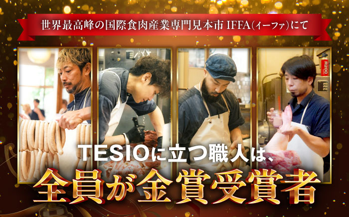 【ふるさと納税限定】TESIOの自家製フランク＆ボローニャセット (計380g) 豚肉 ハム ソーセージ 小分け 真空パック 沖縄市 / TESIO [BCAD005]